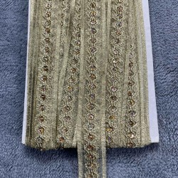 Temira Dekoratif Şerit Kenar S&uuml;s&uuml; &ndash; El İşi, Organizasyon, S&uuml;sleme İ&ccedil;in 3 cm En 1 Metre-SRT-300-118