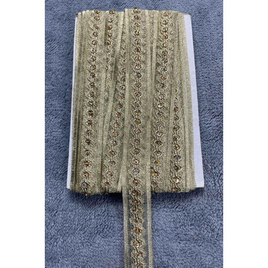 Temira Dekoratif Şerit Kenar S&uuml;s&uuml; &ndash; El İşi, Organizasyon, S&uuml;sleme İ&ccedil;in 3 cm En 1 Metre-SRT-300-118