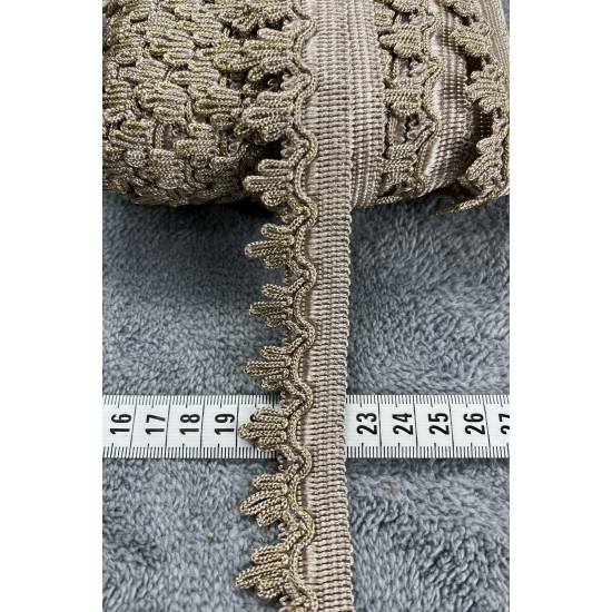 Sorvion Dekoratif Şerit Kenar S&uuml;s&uuml; &ndash; El İşi, Organizasyon, S&uuml;sleme İ&ccedil;in 3 cm En 1 Metre-SRT-300-119