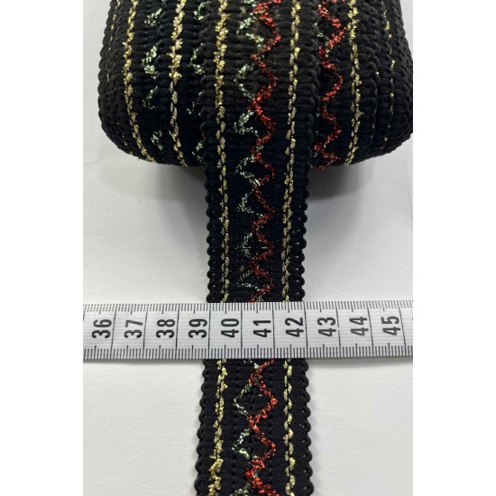 Keltra Dekoratif Şerit Kenar S&uuml;s&uuml; &ndash; El İşi, Organizasyon, S&uuml;sleme İ&ccedil;in 3 cm En 1 Metre-SRT-300-120