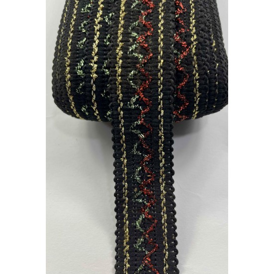 Keltra Dekoratif Şerit Kenar S&uuml;s&uuml; &ndash; El İşi, Organizasyon, S&uuml;sleme İ&ccedil;in 3 cm En 1 Metre-SRT-300-120