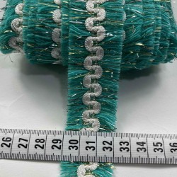 Zorex Dekoratif Şerit Kenar S&uuml;s&uuml; &ndash; El İşi, Organizasyon, S&uuml;sleme İ&ccedil;in 3 cm En 1 Metre-SRT-300-121