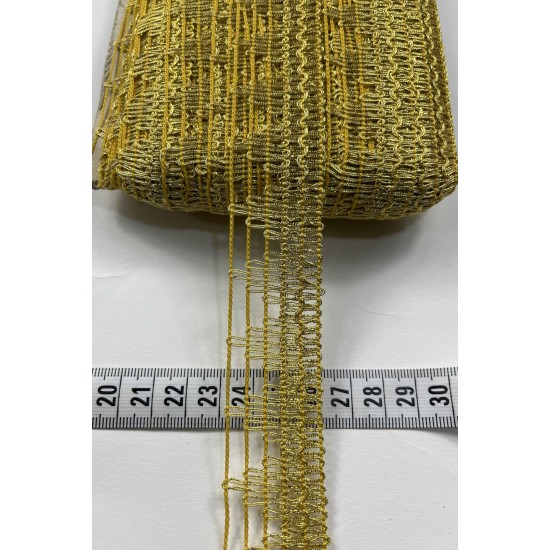 Velion Dekoratif Şerit Kenar S&uuml;s&uuml; &ndash; El İşi, Organizasyon, S&uuml;sleme İ&ccedil;in 3 cm En 1 Metre-SRT-300-122