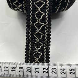 Narvex Dekoratif Şerit Kenar S&uuml;s&uuml; &ndash; El İşi, Organizasyon, S&uuml;sleme İ&ccedil;in 3 cm En 1 Metre-SRT-300-123