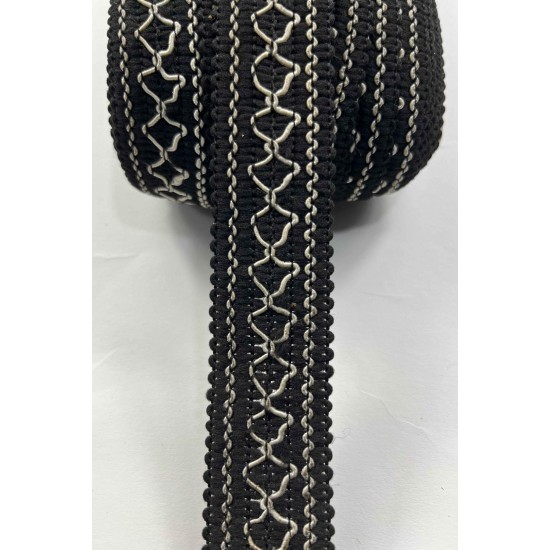 Narvex Dekoratif Şerit Kenar S&uuml;s&uuml; &ndash; El İşi, Organizasyon, S&uuml;sleme İ&ccedil;in 3 cm En 1 Metre-SRT-300-123