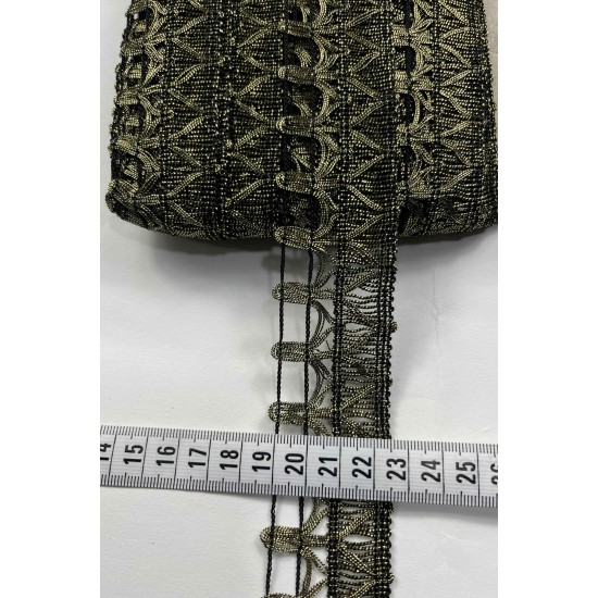 Telvion Dekoratif Şerit Kenar S&uuml;s&uuml; &ndash; El İşi, Organizasyon, S&uuml;sleme İ&ccedil;in 3 cm En 1 Metre-SRT-300-124