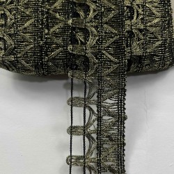 Telvion Dekoratif Şerit Kenar S&uuml;s&uuml; &ndash; El İşi, Organizasyon, S&uuml;sleme İ&ccedil;in 3 cm En 1 Metre-SRT-300-124