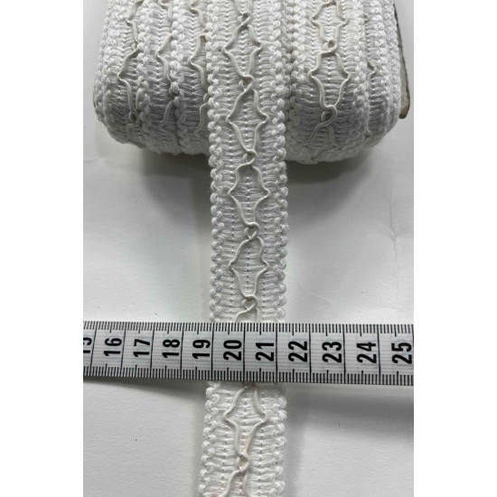 Xandor Dekoratif Şerit Kenar S&uuml;s&uuml; &ndash; El İşi, Organizasyon, S&uuml;sleme İ&ccedil;in 3 cm En 1 Metre-SRT-300-125