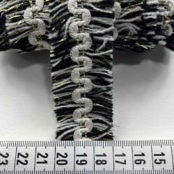 Relvex Dekoratif Şerit Kenar S&uuml;s&uuml; &ndash; El İşi, Organizasyon, S&uuml;sleme İ&ccedil;in 3 cm En 1 Metre-SRT-300-126