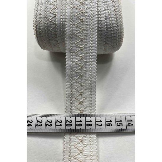 Marvion Dekoratif Şerit Kenar S&uuml;s&uuml; &ndash; El İşi, Organizasyon, S&uuml;sleme İ&ccedil;in 3 cm En 1 Metre-SRT-300-127