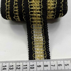 Soltra Dekoratif Şerit Kenar S&uuml;s&uuml; &ndash; El İşi, Organizasyon, S&uuml;sleme İ&ccedil;in 3 cm En 1 Metre-SRT-300-128