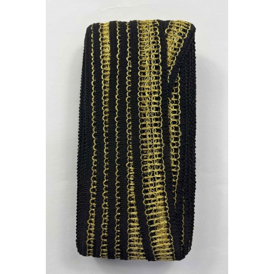 Soltra Dekoratif Şerit Kenar S&uuml;s&uuml; &ndash; El İşi, Organizasyon, S&uuml;sleme İ&ccedil;in 3 cm En 1 Metre-SRT-300-128