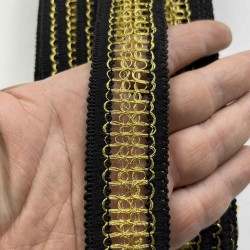 Soltra Dekoratif Şerit Kenar S&uuml;s&uuml; &ndash; El İşi, Organizasyon, S&uuml;sleme İ&ccedil;in 3 cm En 1 Metre-SRT-300-128