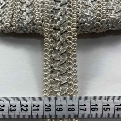 Devora Dekoratif Şerit Kenar S&uuml;s&uuml; &ndash; El İşi, Organizasyon, S&uuml;sleme İ&ccedil;in 3 cm En 1 Metre-SRT-300-129