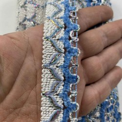 Valmira Dekoratif Şerit Kenar S&uuml;s&uuml; &ndash; El İşi, Organizasyon, S&uuml;sleme İ&ccedil;in 3 cm En 1 Metre-SRT-300-132