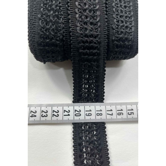 Norvex Dekoratif Şerit Kenar S&uuml;s&uuml; &ndash; El İşi, Organizasyon, S&uuml;sleme İ&ccedil;in 3 cm En 1 Metre-SRT-300-133