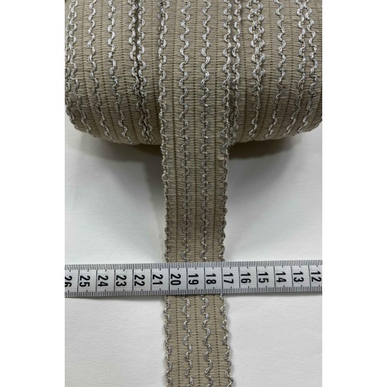 Terion Dekoratif Şerit Kenar S&uuml;s&uuml; &ndash; El İşi, Organizasyon, S&uuml;sleme İ&ccedil;in 3 cm En 1 Metre-SRT-300-134