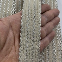 Terion Dekoratif Şerit Kenar S&uuml;s&uuml; &ndash; El İşi, Organizasyon, S&uuml;sleme İ&ccedil;in 3 cm En 1 Metre-SRT-300-134