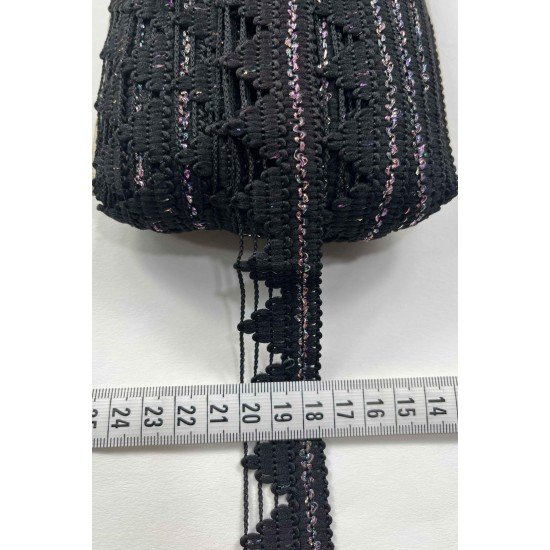 Xavron Dekoratif Şerit Kenar S&uuml;s&uuml; &ndash; El İşi, Organizasyon, S&uuml;sleme İ&ccedil;in 3 cm En 1 Metre-SRT-300-135