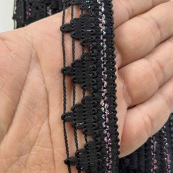 Xavron Dekoratif Şerit Kenar S&uuml;s&uuml; &ndash; El İşi, Organizasyon, S&uuml;sleme İ&ccedil;in 3 cm En 1 Metre-SRT-300-135