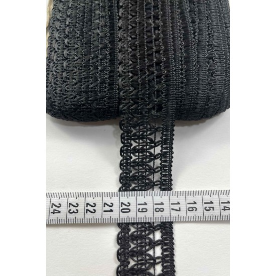 Lorvion Dekoratif Şerit Kenar S&uuml;s&uuml; &ndash; El İşi, Organizasyon, S&uuml;sleme İ&ccedil;in 3 cm En 1 Metre-SRT-300-136