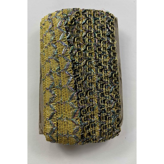 Varion Dekoratif Şerit Kenar S&uuml;s&uuml; &ndash; El İşi, Organizasyon, S&uuml;sleme İ&ccedil;in 3 cm En 1 Metre-SRT-300-138