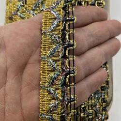 Varion Dekoratif Şerit Kenar S&uuml;s&uuml; &ndash; El İşi, Organizasyon, S&uuml;sleme İ&ccedil;in 3 cm En 1 Metre-SRT-300-138