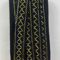 Mervex Dekoratif Şerit Kenar S&uuml;s&uuml; &ndash; El İşi, Organizasyon, S&uuml;sleme İ&ccedil;in 3 cm En 1 Metre-SRT-300-139