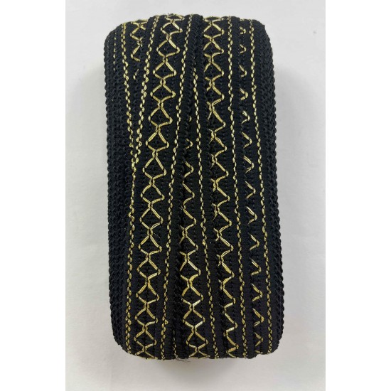 Mervex Dekoratif Şerit Kenar S&uuml;s&uuml; &ndash; El İşi, Organizasyon, S&uuml;sleme İ&ccedil;in 3 cm En 1 Metre-SRT-300-139