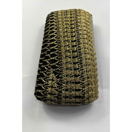 Zorvella Premium Dekoratif Şerit Kenar S&uuml;s&uuml; &ndash; El İşi Organizasyon S&uuml;sleme 4 cm En 1 Metre-SRT-400-100