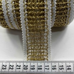 Nexvora Premium Dekoratif Şerit Kenar S&uuml;s&uuml; &ndash; El İşi Organizasyon S&uuml;sleme 4 cm En 1 Metre-SRT-400-101