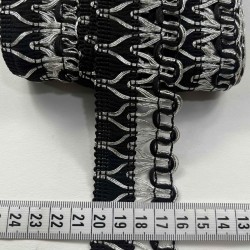 Xelvora Premium Dekoratif Şerit Kenar S&uuml;s&uuml; &ndash; El İşi Organizasyon S&uuml;sleme 4 cm En 1 Metre-SRT-400-105