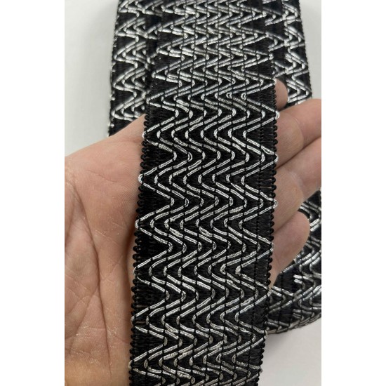 Xelnora Premium Dekoratif Serit Kenar Susu &ndash; El Isi Organizasyon Susleme 5 cm En 1 Metre-SRT-500-105