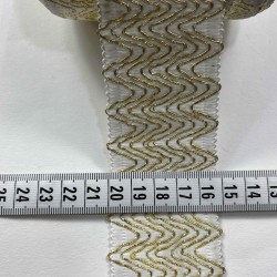 Mirevex Premium Dekoratif Serit Kenar Susu &ndash; El Isi Organizasyon Susleme 5 cm En 1 Metre-SRT-500-106