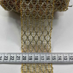 Zenvora Premium Dekoratif Serit Kenar Susu &ndash; El Isi Organizasyon Susleme 5 cm En 1 Metre-SRT-500-107