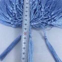 Bebe Mavi Süsleme Püskülü-SSP-1004