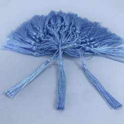 Bebe Mavi Süsleme Püskülü-SSP-1004