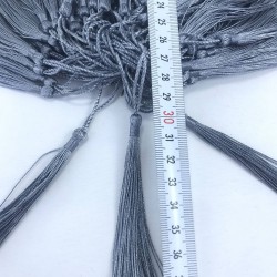 Koyu Gri Süsleme Püskülü-SSP-1007