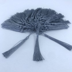 Koyu Gri Süsleme Püskülü-SSP-1007