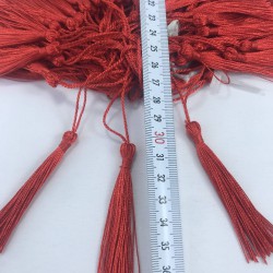 Kırmızı Süsleme Püskülü-SSP-1017