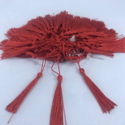 Kırmızı Süsleme Püskülü-SSP-1017