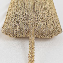 Simli Sarı Dekoratif Şerit Su Taşı-SST-1037