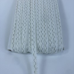 Beyaz Gümüş Simli Su Taşı Harç Dekoratif Şerit-SST-1052