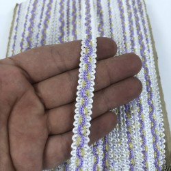 Beyaz Mor Gold Simli Su Taşı Harç Dekoratif Şerit-SST-1055