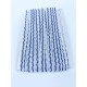 Beyaz Mavi Gümüş Simli Su Taşı Harç Dekoratif Şerit-SST-1056