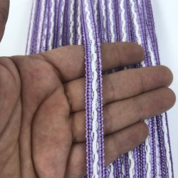 Lila Beyaz Gümüş Simli Su Taşı Harç Dekoratif Şerit-SST-1060 Lila Beyaz Gümüş Simli Su Taşı Harç Dekoratif Şerit-SST-1060