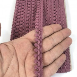 Gül Kurusu Minik Detaylı Su Taşı Harç Dekoratif Şerit-SST-1068