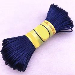 Lacivert Saten İp 10 Metre-STIP-1011