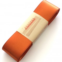 Turuncu Saten Kurdele 4 cm-STK-1003