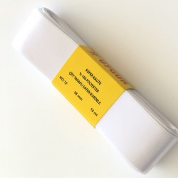 Beyaz Renk Saten Kurdele 4 cm-STK-1009